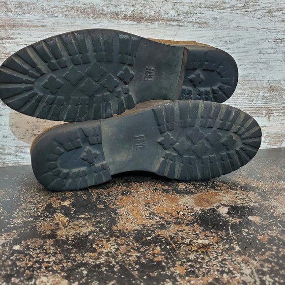 Frye Edwin Chukka Boots Sz 13 M Used Brown Suede Rugged Distressed 87160 - Picture 14 of 14